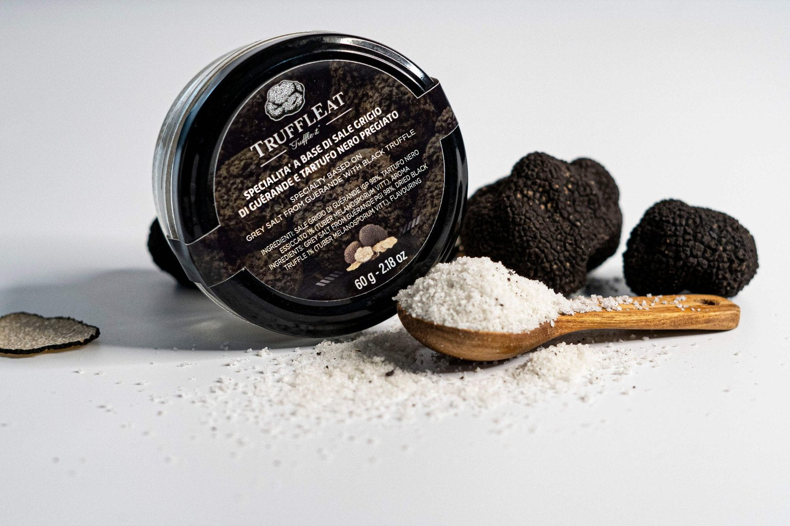 Sale grigio di Guérande e tartufo nero